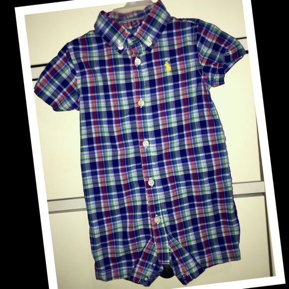 Ralph Lauren Other - Ralph Lauren baby boy romper👶🏼NWOT👶🏼